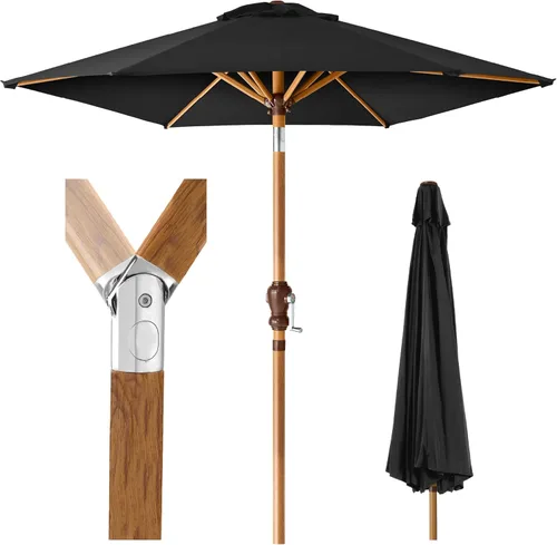 Miniatura 47 de Best Choice Products Sombrilla de patio al aire libre de 10 pies, sombrilla de mesa para exteriores, sombrilla de patio, sombrilla de mercado con 8