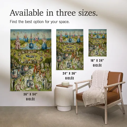 Miniatura 7 de The Garden of Earthly Delights, (artista: Hieronymus Bosch c. 1480), obra maestra clásica