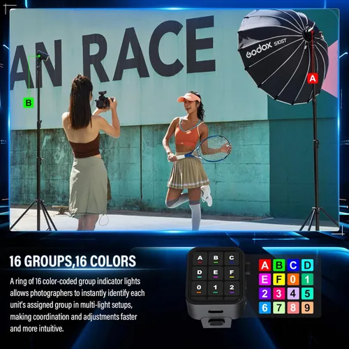 Miniatura 5 de Godox AD100 PRO II AD100Pro II AD100ProII Flash de bolsillo 2026 Godox 100w luz estroboscópica 2W LED, 490 estallidos de potencia completa