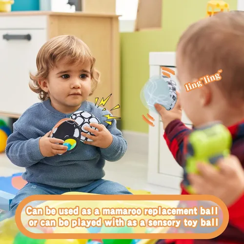 Miniatura 3 de Las bolas de repuesto (para columpio Mamaroo) ofrecen más interacción y opciones reversibles para complementar la cuna multicolor con MamaRoo en un