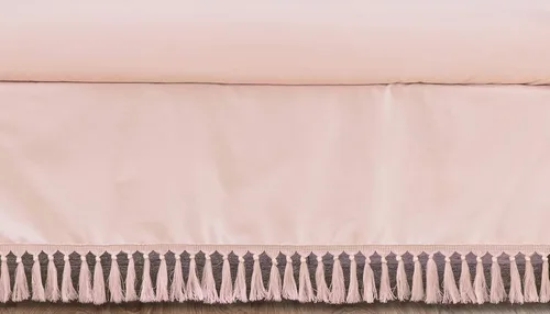 Miniatura 8 de Sweet Jojo Designs Falda de cuna de bebé neutra de género verde oscuro Boho Boy Girl Género Cama Polvo Volantes Falda de cama recta Guardería Hunter