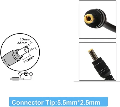 Miniatura 6 de Adaptador de corriente alterna de teclado de 12 V para Yamaha PA130, YPT-200, YPT-210, YPT-220, YPT-230, YPT-240, YPT-300, YPT-310, YPT-320
