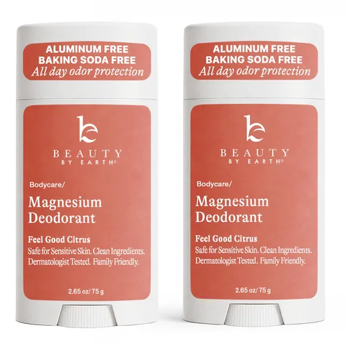Miniatura 8 de Desodorante sin aluminio para hombres y mujeres, fabricado en Estados Unidos con ingredientes naturales y 55% orgánicos, protección contra olores