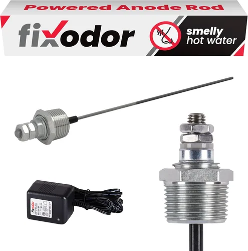 Varilla de ánodo para calentador de agua, detiene el olor de azufre en agua caliente | Stops Rotten Egg Smell in Hot Water, Stops Tank Corrosion,