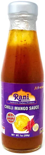 Miniatura 6 de Rani Chili Salsa de ajo de 7 oz (200 g), tarro de vidrio, vegano, perfecto para sumergir, platos salados y papas fritas ~ Sin gluten Sin OMG Sin