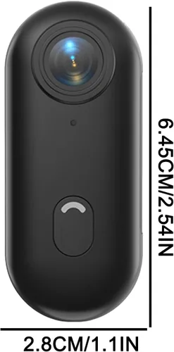 Miniatura 6 de Cámara compacta para el pulgar, cámara deportiva al aire libre, cámara portátil para grabación, herramienta de vlogging de 1080P, kit de video