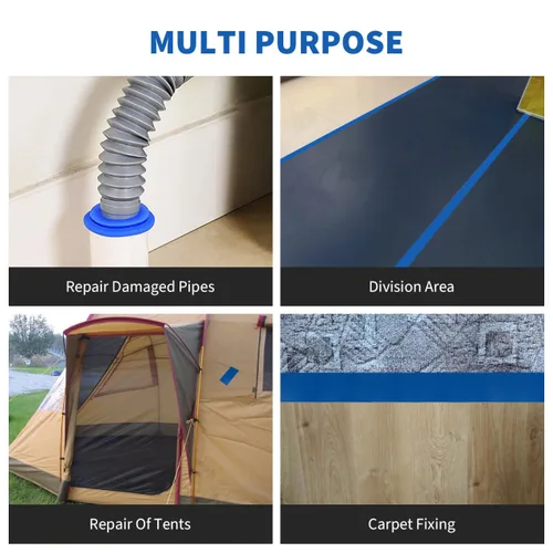 Miniatura 6 de Healifty Cinta adhesiva de una sola cara impermeable de tela adhesiva resistente al agua, cinta adhesiva de tela para bricolaje, cinta de piso
