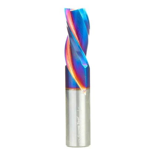 Miniatura 9 de Amana Tool 46051-K SC Spektra Extreme Tool Life Coated Spiral Plunge 1/8 de diámetro x 1/2 CH x 1/4 SHK 2 pulgadas de largo