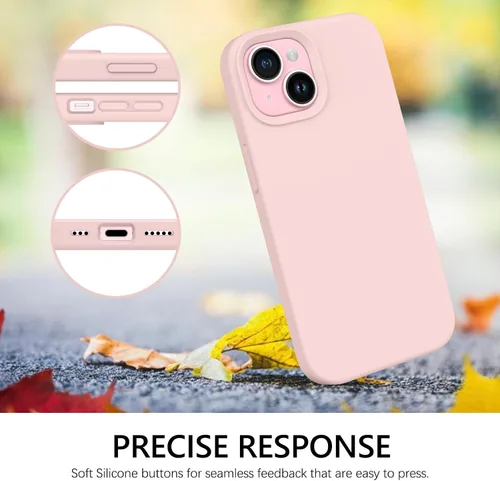 Miniatura 278 de GUAGUA Funda compatible con iPhone 17 Pro Max de 6.9 pulgadas, silicona líquida, goma de gel suave, delgada, forro de microfibra delgada