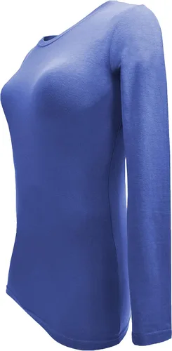 Miniatura 18 de Natural Uniforms Camiseta Under Scrub para mujer, cuello redondo, manga larga, paquete de 3, paquete múltiple de 3