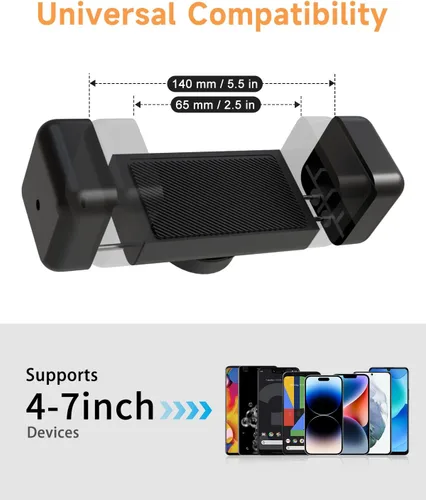 Miniatura 4 de Soporte magnético para teléfono para gimnasio – Soporte de teléfono de gimnasio resistente con fuerte fuerza magnética, se fija a superficies