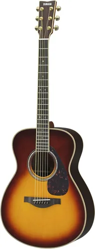Miniatura 10 de Yamaha L-Series LL16 - Guitarra acústica eléctrica de 12 cuerdas con bolsa de concierto, color natural