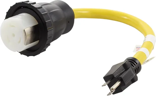Miniatura 8 de AC WORKS Adaptador desmontable marino RV de 50 amperios (5-15P Hogar 15A Plug-Compact)