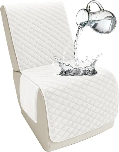 Miniatura 64 de Arfntevss Fundas para sofá seccional reclinable para sofá seccional en forma de L, funda antideslizante lavable para sofá reclinable con forma de L