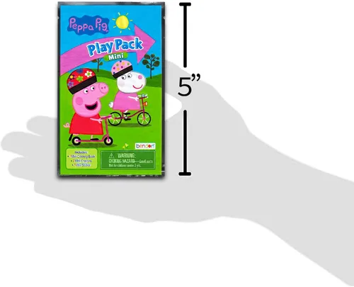 Miniatura 4 de Peppa Pig Paquete de 24 mini recuerdos de fiesta, paquete Grab n Go Play con páginas para colorear, calcomanías y más