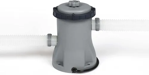 Miniatura 7 de Bestway Steel Pro - Juego de piscina redonda sobre el suelo de 12 x 30 pulgadas, incluye bomba de filtro de 330 gal