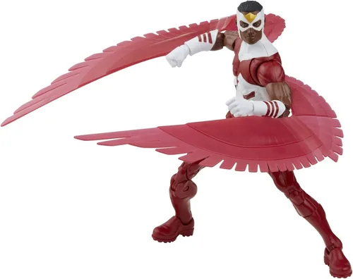 Miniatura 9 de Marvel Legends Series Marvel's Falcon - Figura de acción de 6 pulgadas con embalaje retro juguete, 3 accesorios