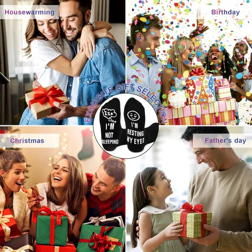 Miniatura 6 de Calcetines con texto en inglés "Do Not Disturb I'M Gaming", regalo para adolescentes y niños, calcetines para jugadores, para hombres, padre, papá