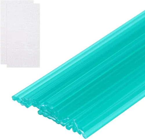 Miniatura 19 de MECCANIXITY 20 varillas de soldadura de plástico, tiras de reparación de soldadura PP de 20 pulgadas con malla de refuerzo para parachoques de Rojo