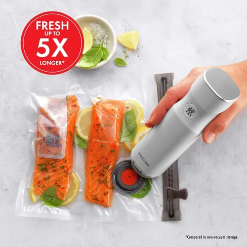 Miniatura 5 de ZWILLING Máquina selladora al vacío de mano Fresh & Save para un fácil almacenamiento Blanco