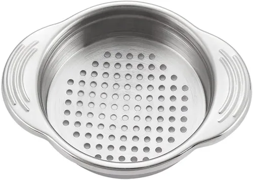 Miniatura 5 de Colador para latas de alimentos, tamiz de acero inoxidable, tapa de atún, prensa, colador de enlatado, escurridor de aceite, herramientas de cocina