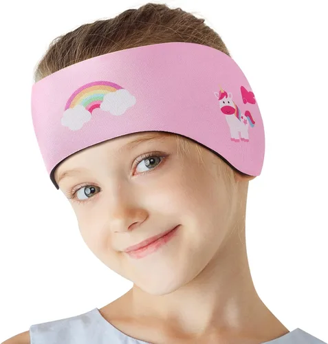 Miniatura 15 de HeySplash Diadema de natación, tapones para los oídos de natación, banda para los oídos de nadador, tapones para los oídos para niños, protector