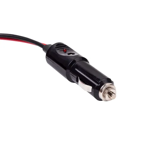 Miniatura 3 de Enchufe de cigarrillos macho a macho de 12 AWG resistente para encendedor de cigarrillos, cable de carga con luces LED de 3 pies (3 pies)