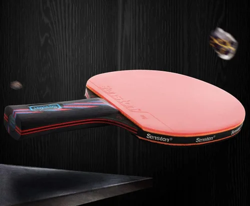 Miniatura 4 de Senston Juego de 2 palas profesionales de ping pong intermedias avanzadas, raquetas de tenis de mesa con estuche de transporte Y6-bolas