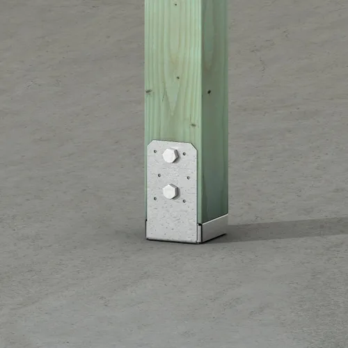 Miniatura 10 de Simpson Strong-Tie ABU44Z ABU ZMAX Base de poste ajustable galvanizada para 4x4
