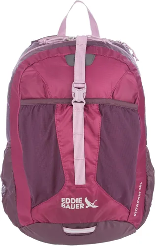 Miniatura 32 de Eddie Bauer Stowaway Mochila Empacable Viaje Exterior Ligera Plegable Duradera Poliéster Ripstop 30L - Cereza Negra