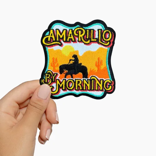 Miniatura 4 de Parches para planchar Amarillo por la mañana Parche bordado para ropa, mochilas, sombrero, jeans, chaqueta #66
