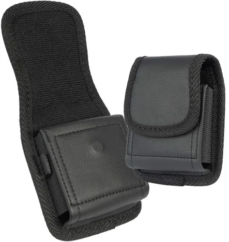 Nakedcellphone - Funda para Motorola RAZR 2026 Flip Phone, piel vegana vertical [trabilla para cinturón, clip de metal, cierre magnético] para Moto