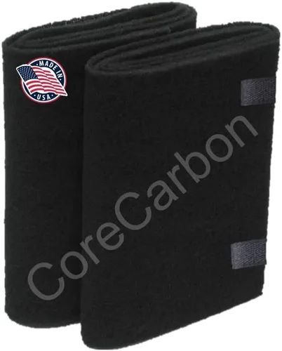 Paquete de 2 prefiltros de carbono de ajuste exacto diseñado para adaptarse a Honeywell 20500 o DOS filtros de repuesto redondos HRF-D1 (etiquetados