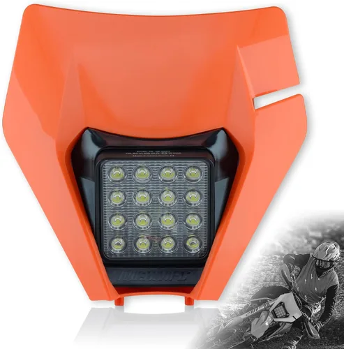 Miniatura 12 de Faro de Motocross, Kit de Luz LED Enduro Pit Bike Universal Para la Mayoría de Motocicletas Dirt Pit Bike TC FC TE FE TX FX