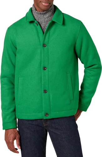 Amazon Essentials Chaqueta bomber de mezcla de lana para hombre (disponible en tallas grandes y altas)