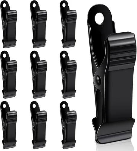 Miniatura 12 de 6 piezas de abrazaderas mini de metal, abrazadera de resorte mini, clips de cocodrilo de aligátor de 1/2 pulgada de ancho para trabajo, mordaza