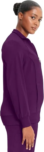 Miniatura 82 de Infinity by Cherokee 2391A - Chaquetas médicas con cremallera frontal para mujer, tela elástica en 4 direcciones