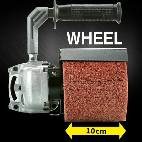 Miniatura 6 de Máquina pulidora eléctrica de pulido de 1400W, máquina de trefilado eléctrico de mano lijadora pulidora para pulido de madera de acero inoxidable