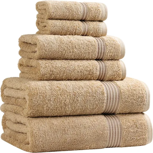 Miniatura 110 de Superior - Juego de 8 toallas de mano de algodón egipcio, toallas básicas de secado rápido, toallas pequeñas absorbentes, faciales, spa, cocina