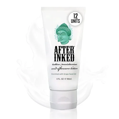 Miniatura 10 de After Inked Loción de cuidado posterior del tatuaje bálsamo hidratante para piel entintada, presentado en Ink Master, crema hidratante nutritiva