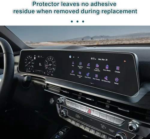 Miniatura 2 de YEE PIN Protector de pantalla Telluride 2025 para Kia Telluride LX/S/EX/SX/SX Prestige/X-Line/X-Pro Dual Panoramic 12.3 pulgadas 2025 23-24 Kia
