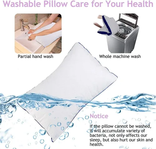 Miniatura 7 de MoonRest® - Almohada decorativa rellena de fibra sintética pura de 100% de poliéster lumbar rellena de 100% de algodón para sofá, sillón, cojín