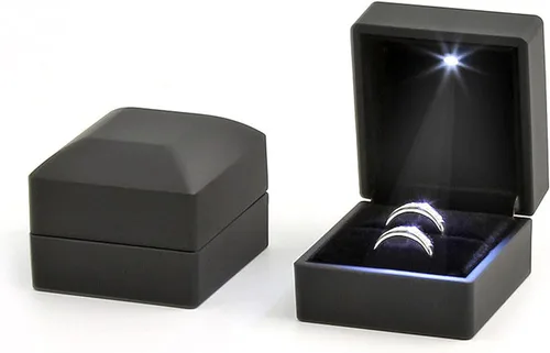 Miniatura 5 de Anillo de pareja de dos tonos de acero inoxidable personalizado grabado gratis - Ships from USA