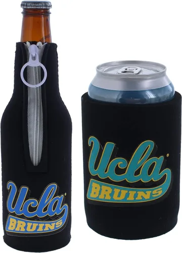 Miniatura 143 de College Team Color Logo Can & Bottle Holder Insulator Beverage Cooler Set