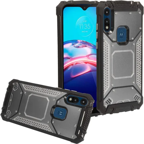 Miniatura 7 de Para Motorola Moto E (2020) XT2052 - Funda de aluminio de metal para teléfono - ZY1 Azul