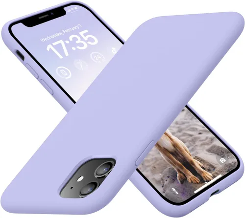 Miniatura 10 de Funda compatible con iPhone 11, silicona [forro de microfibra suave antiarañazos] [delgada a prueba de golpes] Funda mejorada para teléfono 11