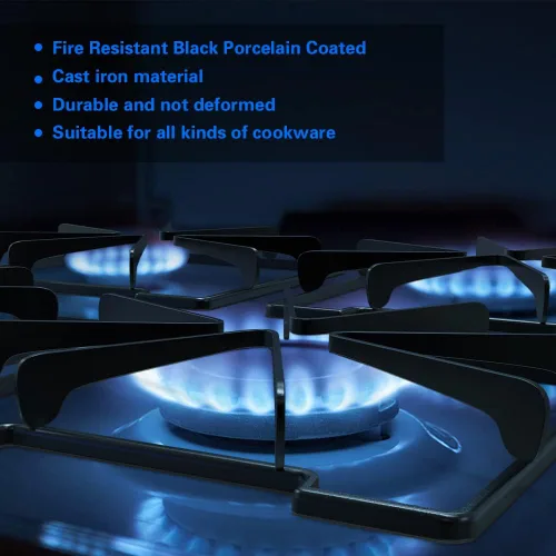 Miniatura 3 de 8053458 Rejilla Quemador Estufa de Gas Rejilla de Repuesto Whirlpool WPW10268483 8053580 AP6018155 PS11751457 Paquete de 4