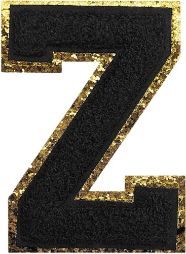 Miniatura 31 de GYGYL - 3 parches de letras deportivas de felpilla con purpurina, parches para planchar de tamaño grande para decoración de disfraces