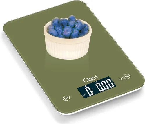 Miniatura 7 de Ozeri Touch - Báscula digital profesional de cocina (edición de 12 libras) en vidrio templado Verde Cala