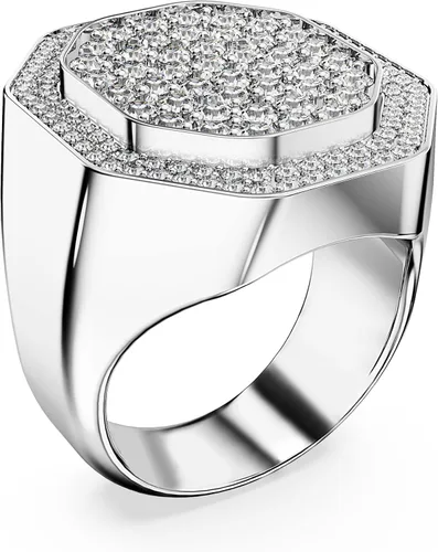 Miniatura 2 de SWAROVSKI Anillo de cóctel Dextera, cara octogonal con pavé de cristal